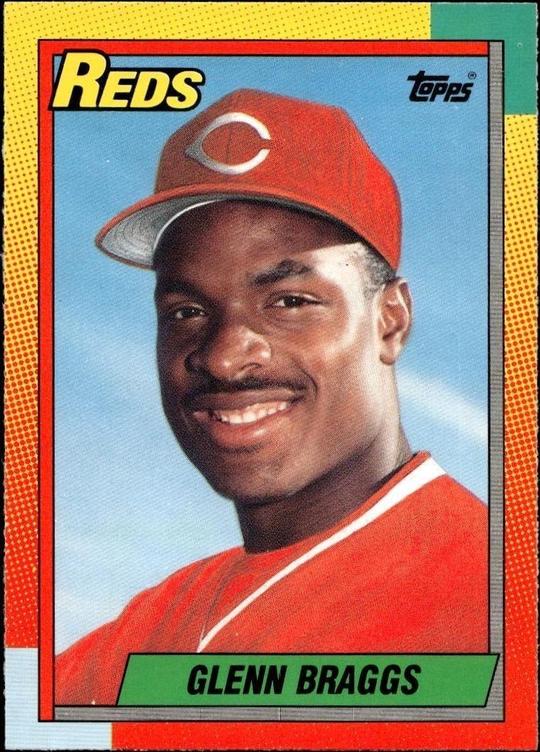 1990 Topps Traded Glenn Braggs #13T trading card