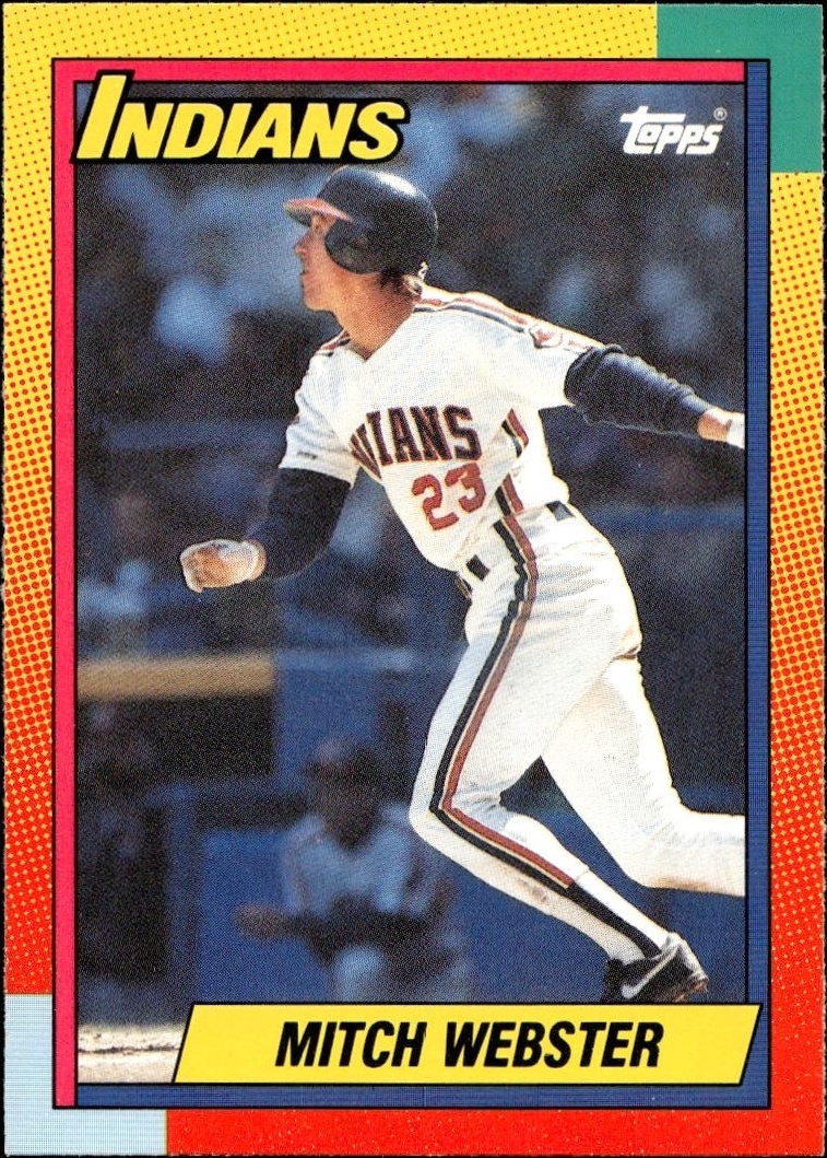 1990 Topps Traded Mitch Webster #127T trading card