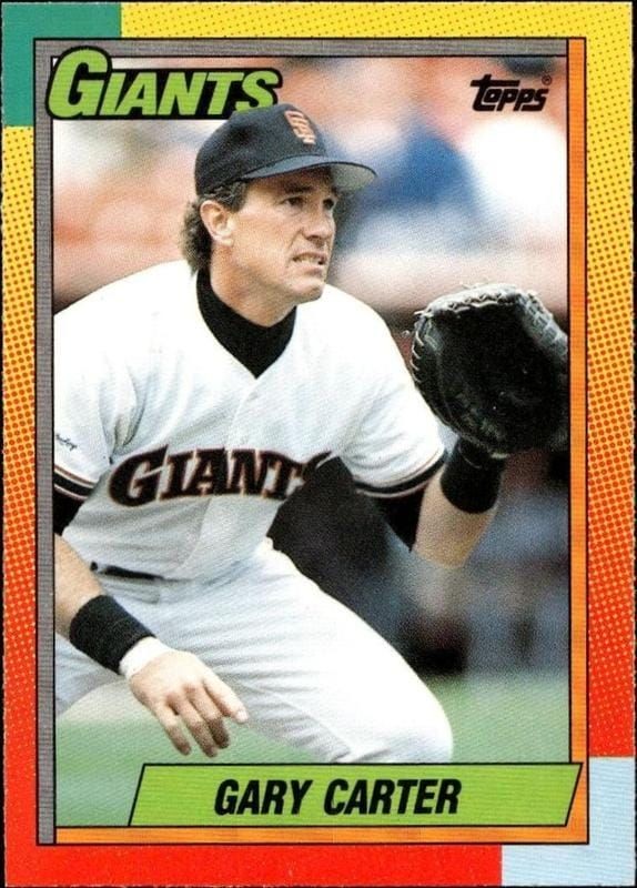 1990 Topps Traded Gary Carter #19T trading card