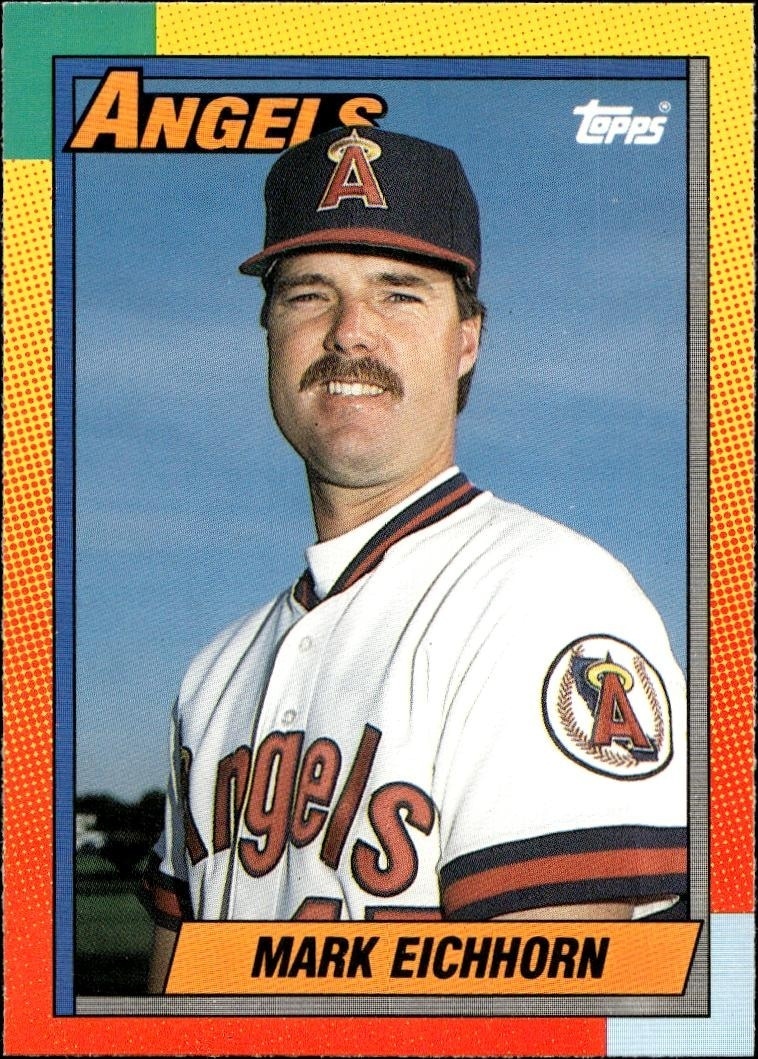 1990 Topps Traded Mark Eichhorn #28T trading card
