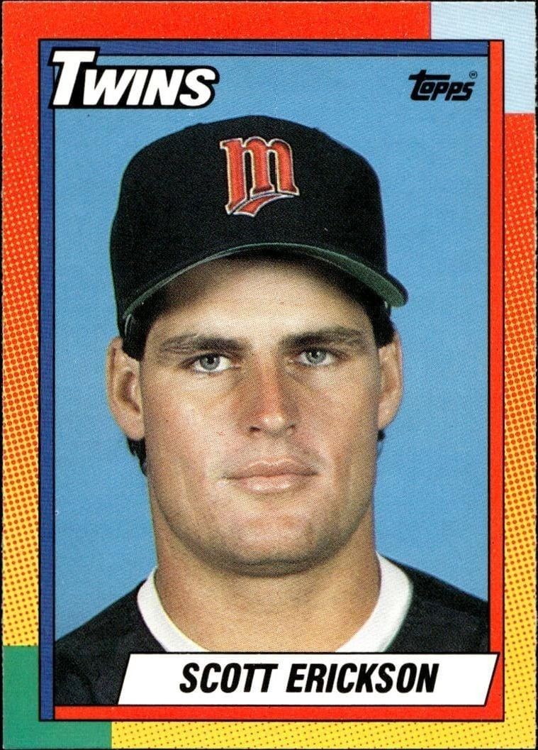 1990 Topps Traded Scott Erickson #29T trading card