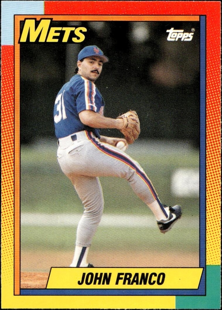 1990 Topps Traded John Franco #32T trading card
