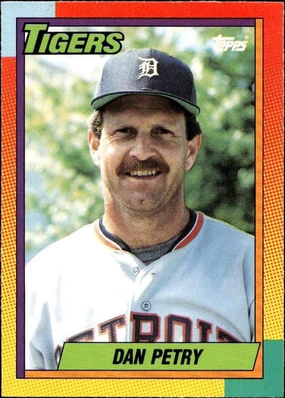 1990 Topps Traded Dan Petry #93T trading card
