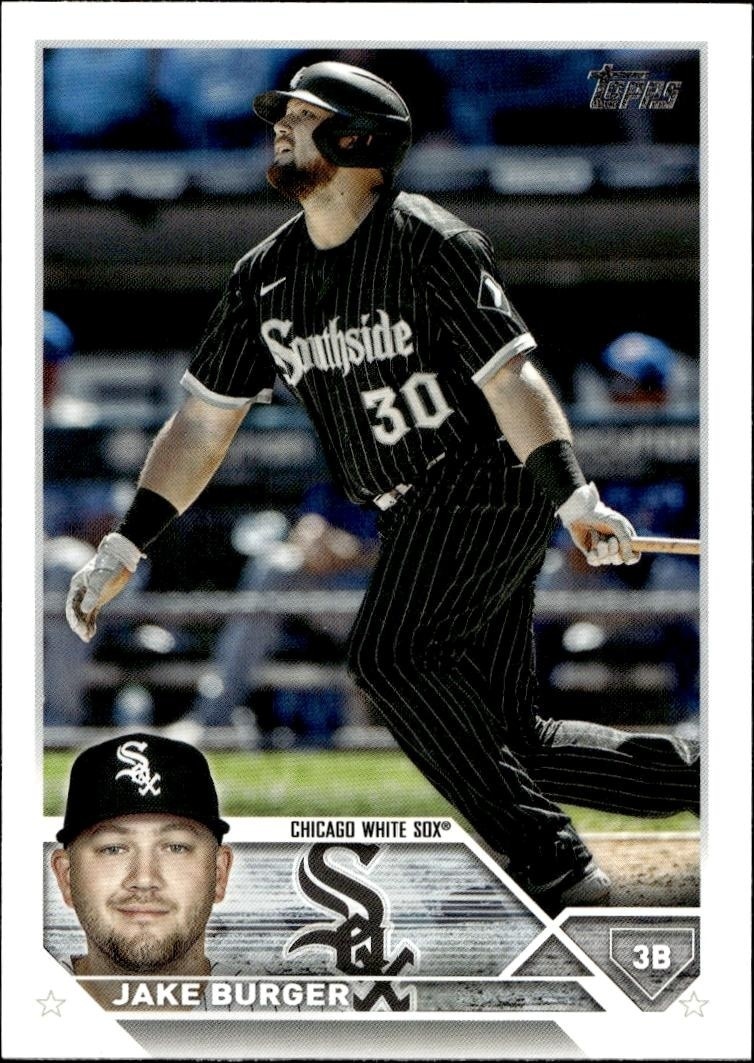 2023 Topps Series 2 Jake Burger #528 trading card