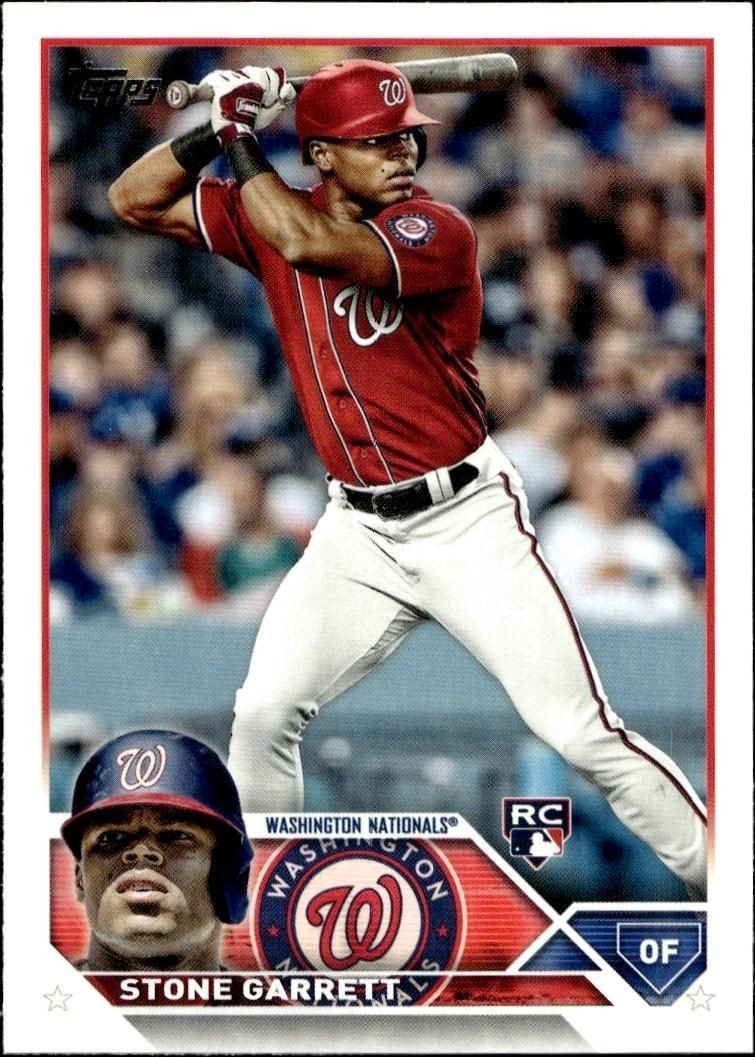 2023 Topps Series 2 Stone Garrett #498 trading card