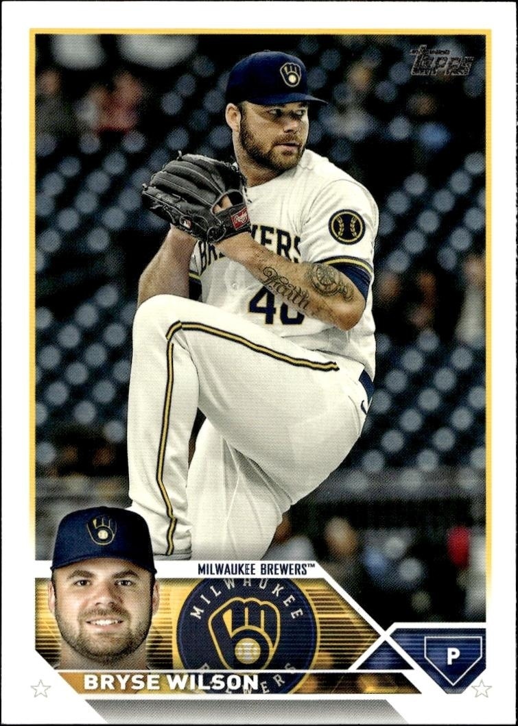 2023 Topps Series 2 Bryse Wilson #383 trading card