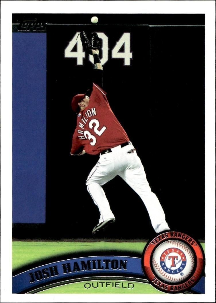 2011 Topps Series 2 Josh Hamilton #650 trading card