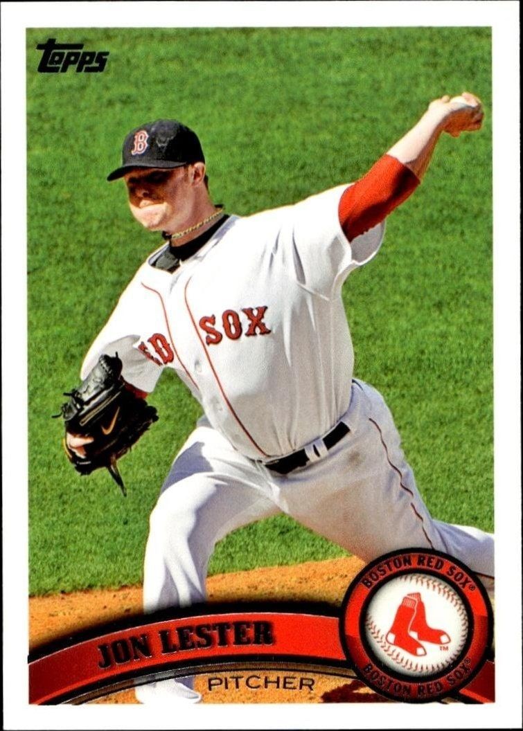 2011 Topps Series 1 Jon Lester #3 trading card