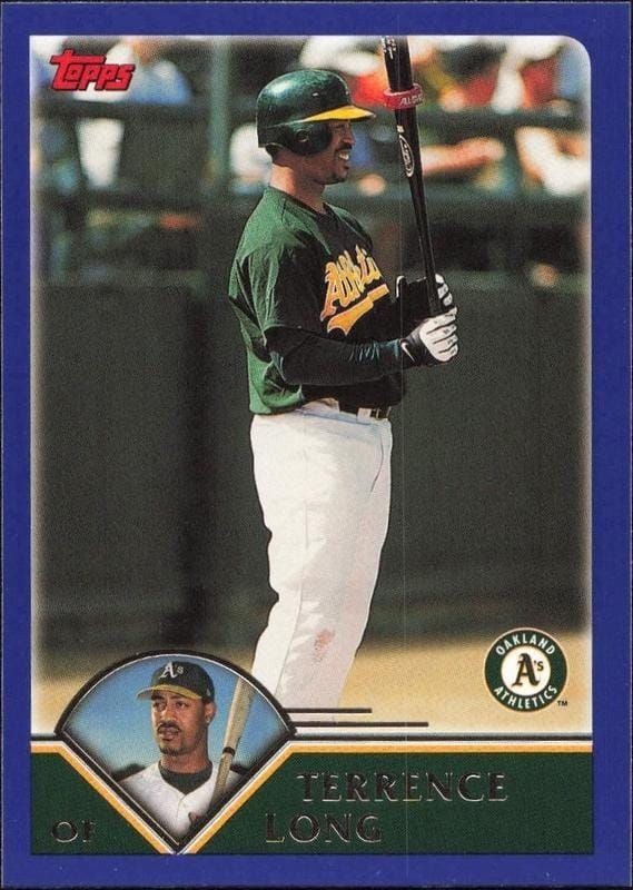 2003 Topps Series 1 Terrence Long #175 trading card