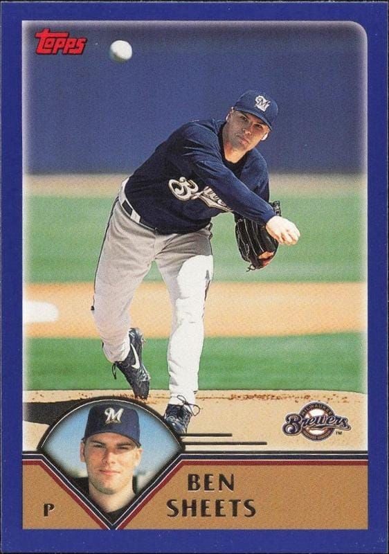 2003 Topps Series 1 Ben Sheets #147 trading card