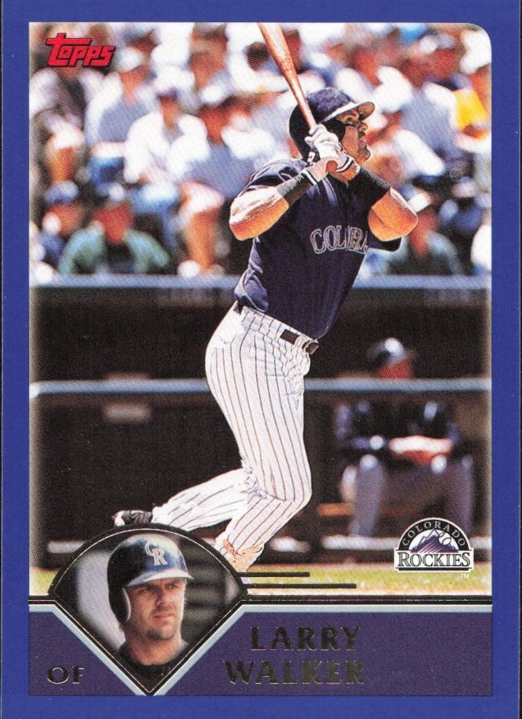 2003 Topps Series 1 Larry Walker #140 trading card