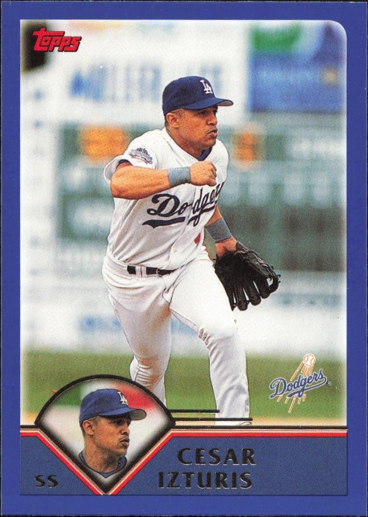 2003 Topps Series 1 Cesar Izturis #137 trading card