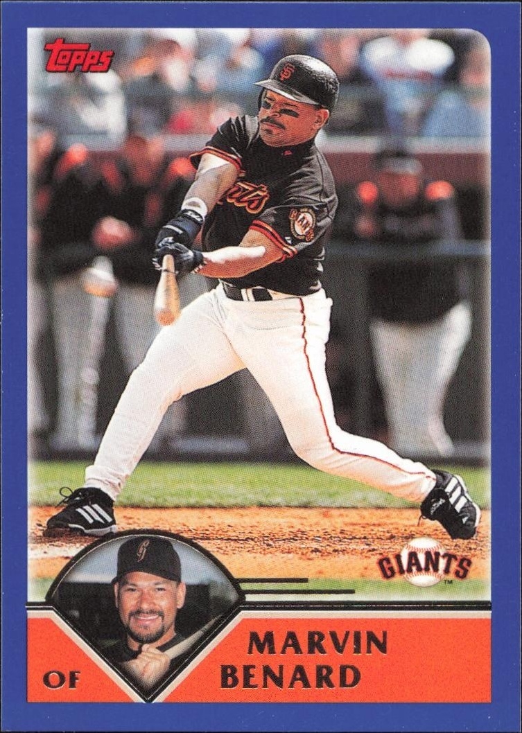 2003 Topps Series 1 Marvin Benard #121 trading card