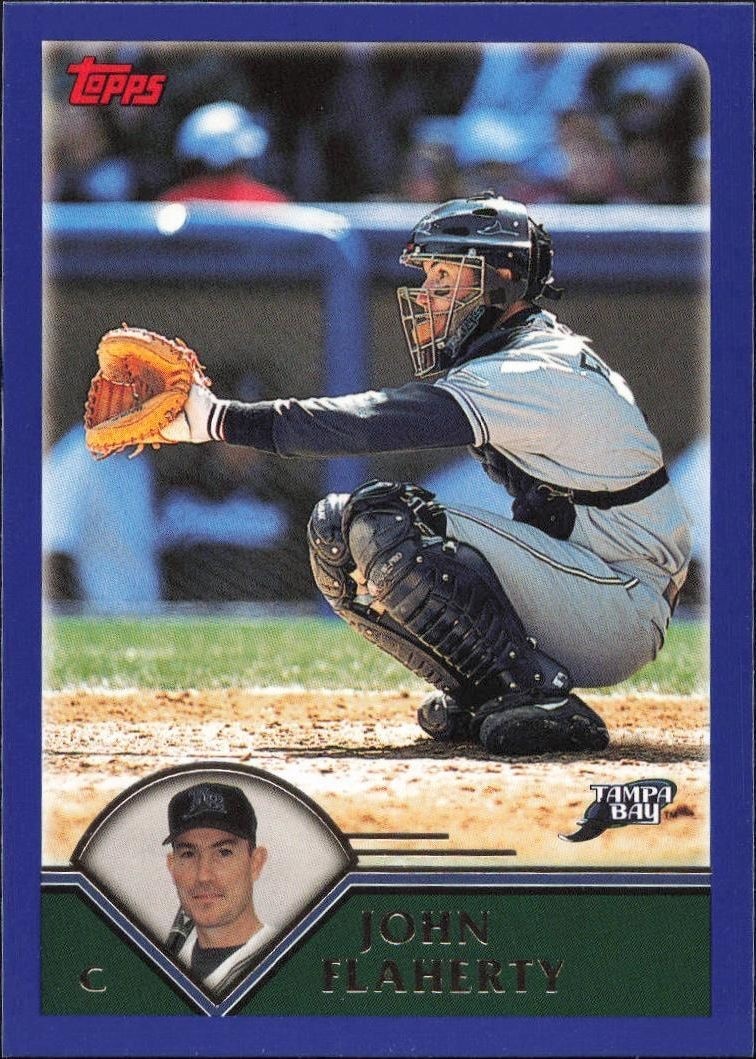 2003 Topps Series 1 John Flaherty #81 trading card