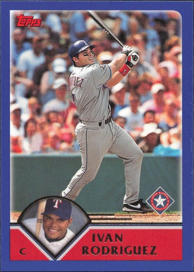 2003 Topps Series 1 Ivan Rodriguez #80 trading card