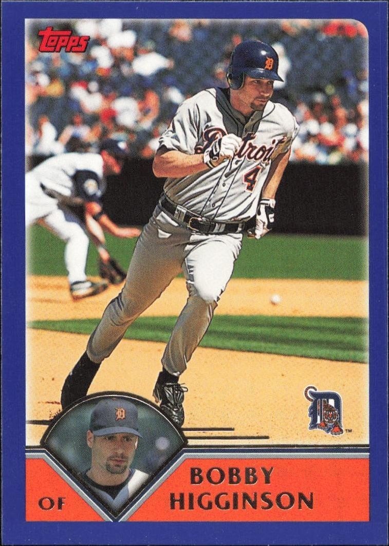 2003 Topps Series 1 Bobby Higginson #52 trading card