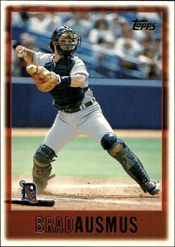 1997 Topps Series 2 Brad Ausmus #402 trading card