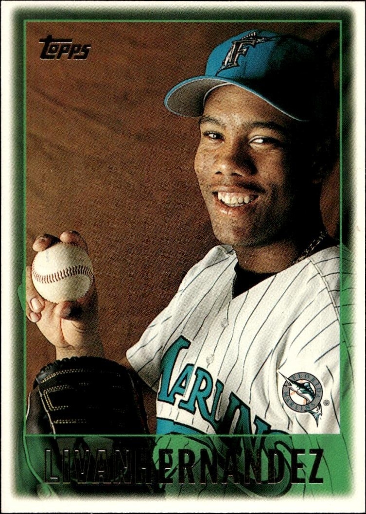 1997 Topps Series 2 Livan Hernandez #382 trading card