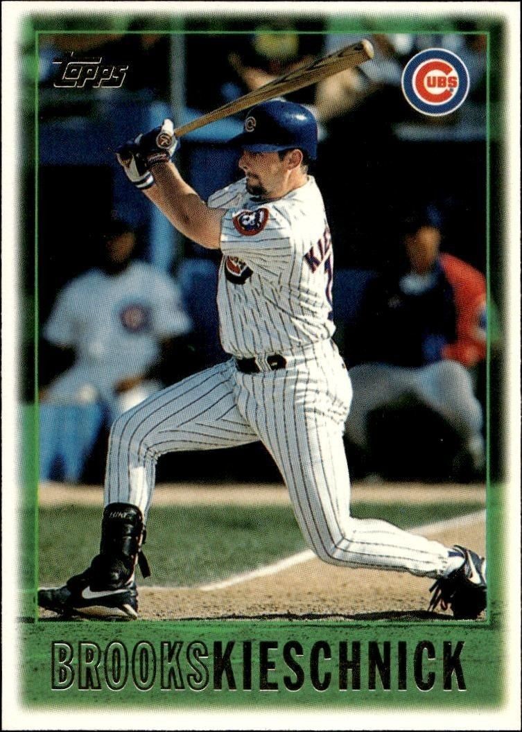 1997 Topps Series 2 Brooks Kieschnick #389 trading card