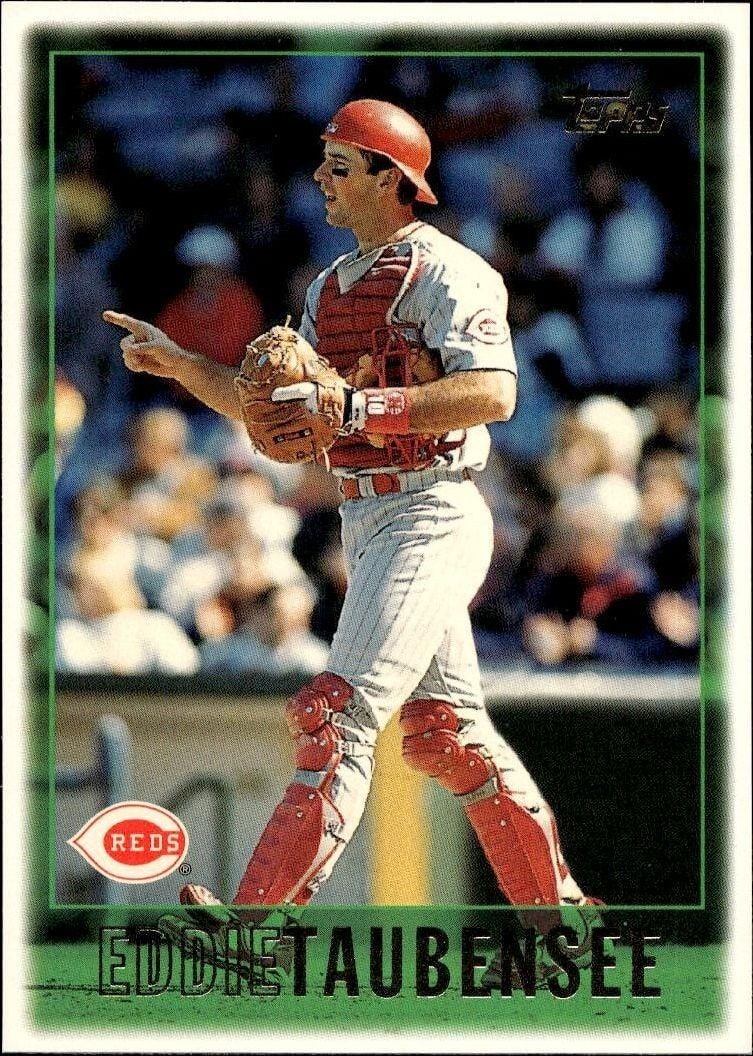 1997 Topps Series 2 Eddie Taubensee #326 trading card