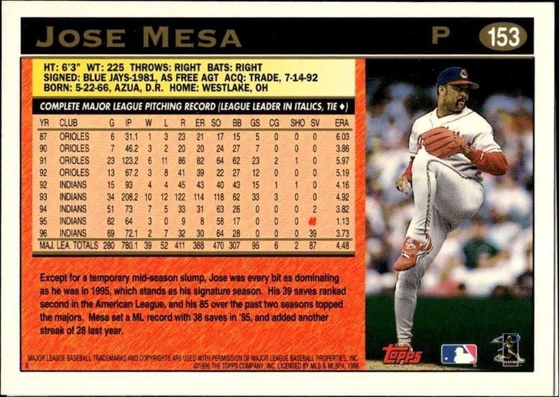 1997 Topps Chris Snopek #137 baseball trading card back