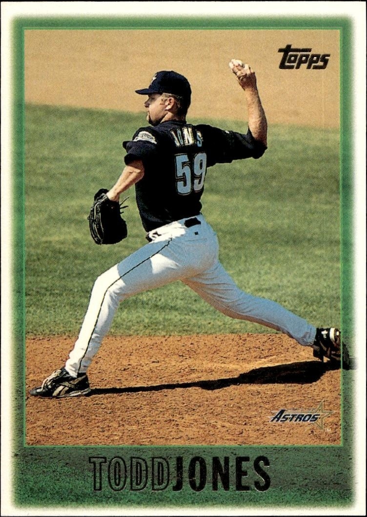 1997 Topps Series 1 Todd Jones #68 trading card
