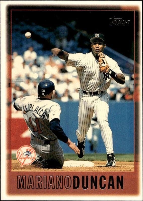 1997 Topps Series 1 Mariano Duncan #45 trading card