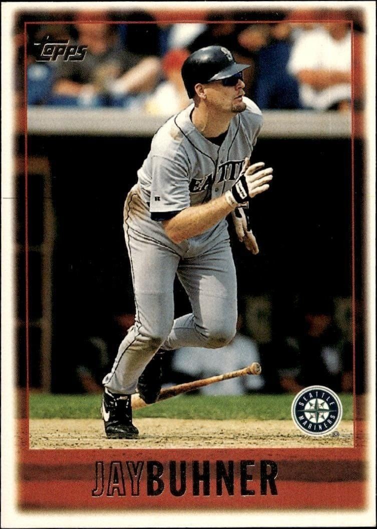 1997 Topps Series 1 Jay Buhner #40 trading card