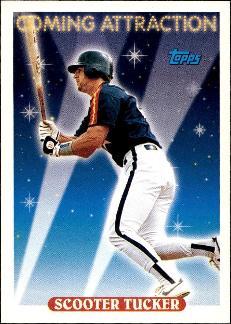 1993 Topps Series 2 Scooter Tucker #814 trading card