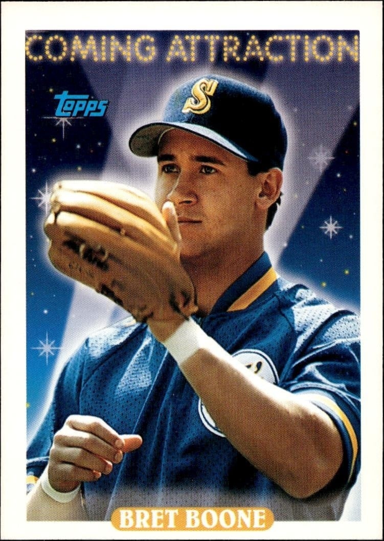 1993 Topps Series 2 Bret Boone #808 trading card