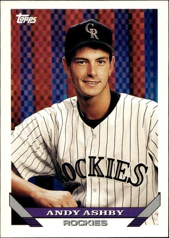 1993 Topps Series 2 Andy Ashby #794 trading card