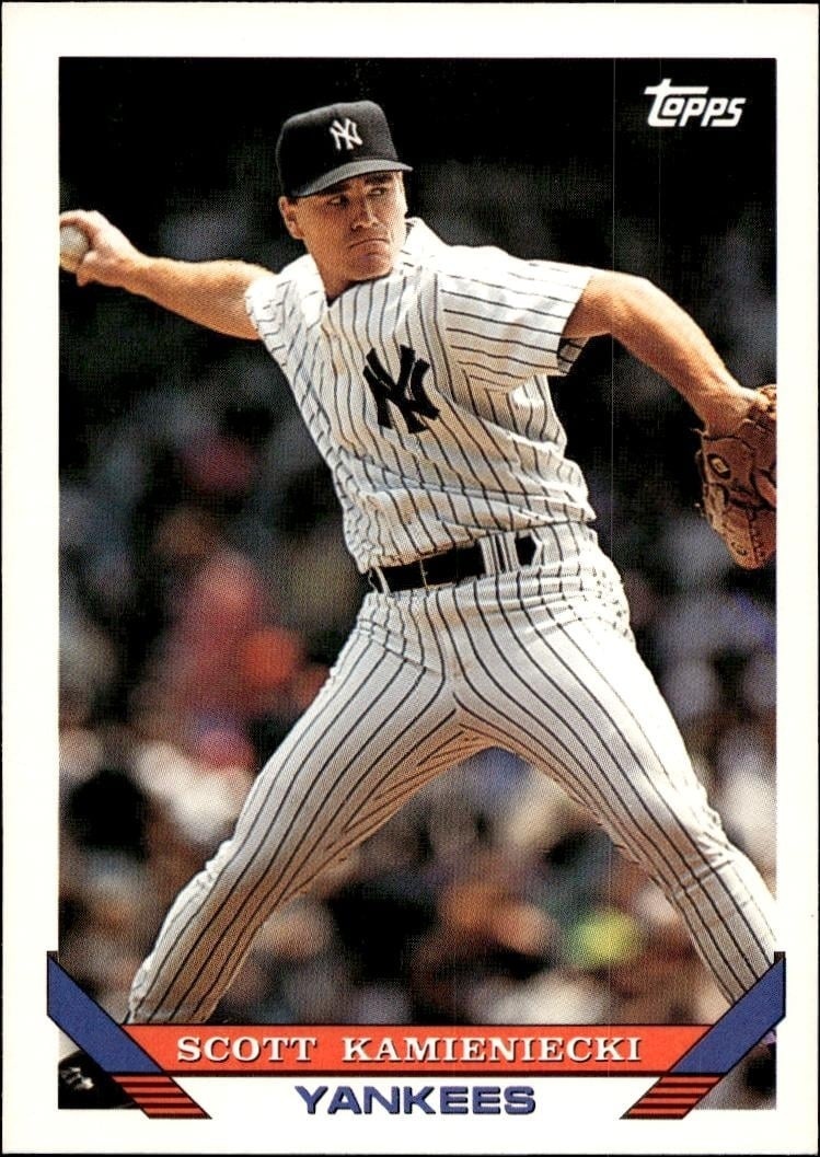 1993 Topps Series 2 Scott Kamieniecki #749 trading card