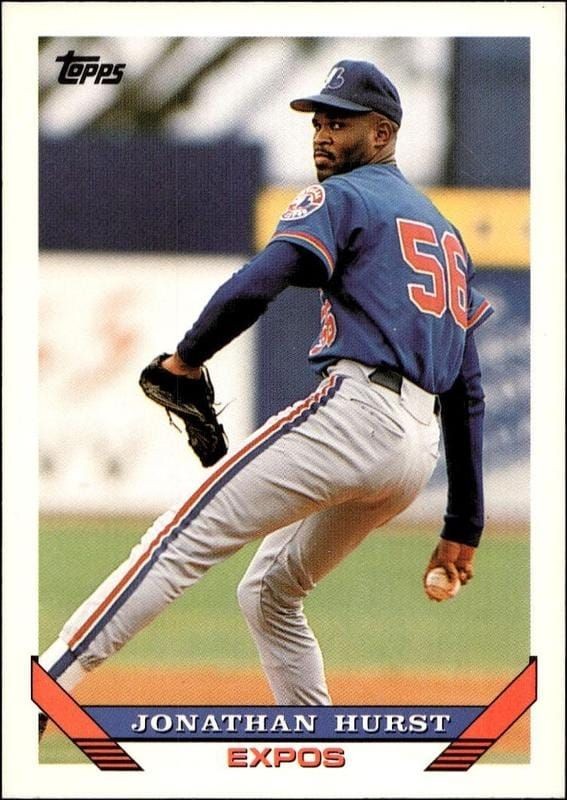 1993 Topps Series 2 Jonathan Hurst #727 trading card