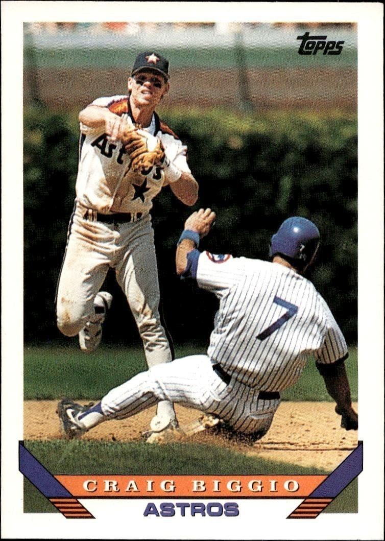 1993 Topps Series 2 Craig Biggio #680 trading card
