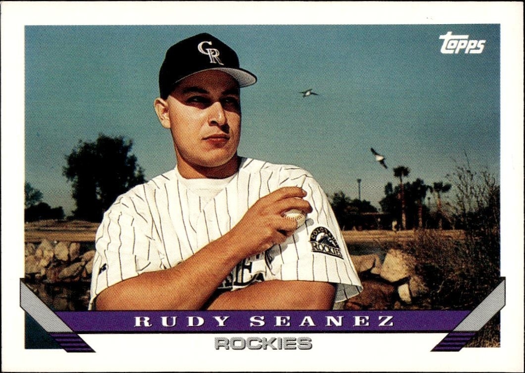 1993 Topps Series 2 Rudy Seanez #676 trading card