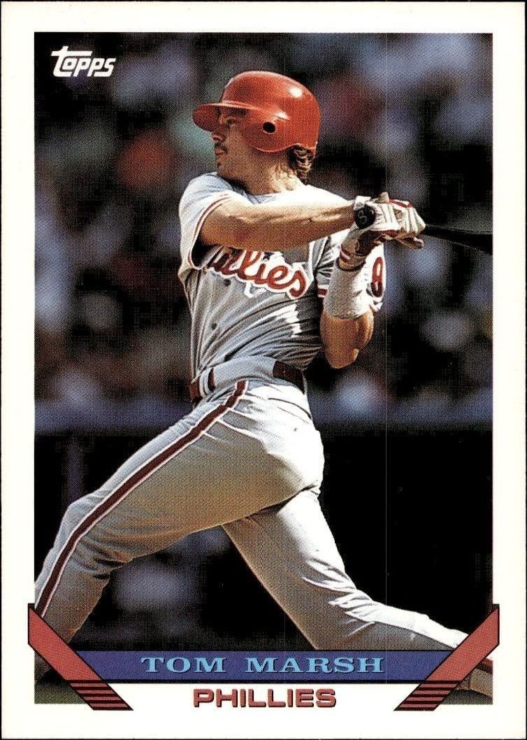 1993 Topps Series 2 Tom Marsh #649 trading card