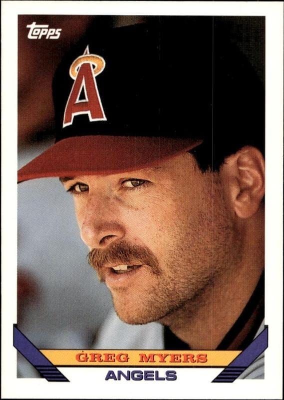 1993 Topps Series 2 Greg Myers #637 trading card