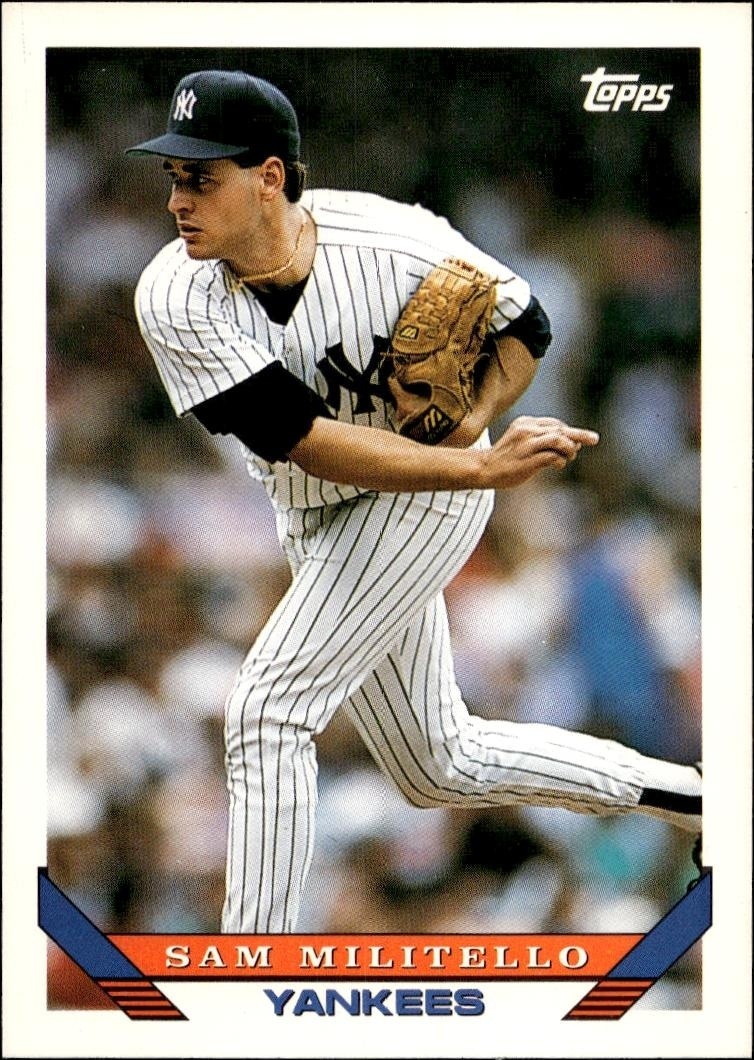 1993 Topps Series 2 Sam Militello #624 trading card