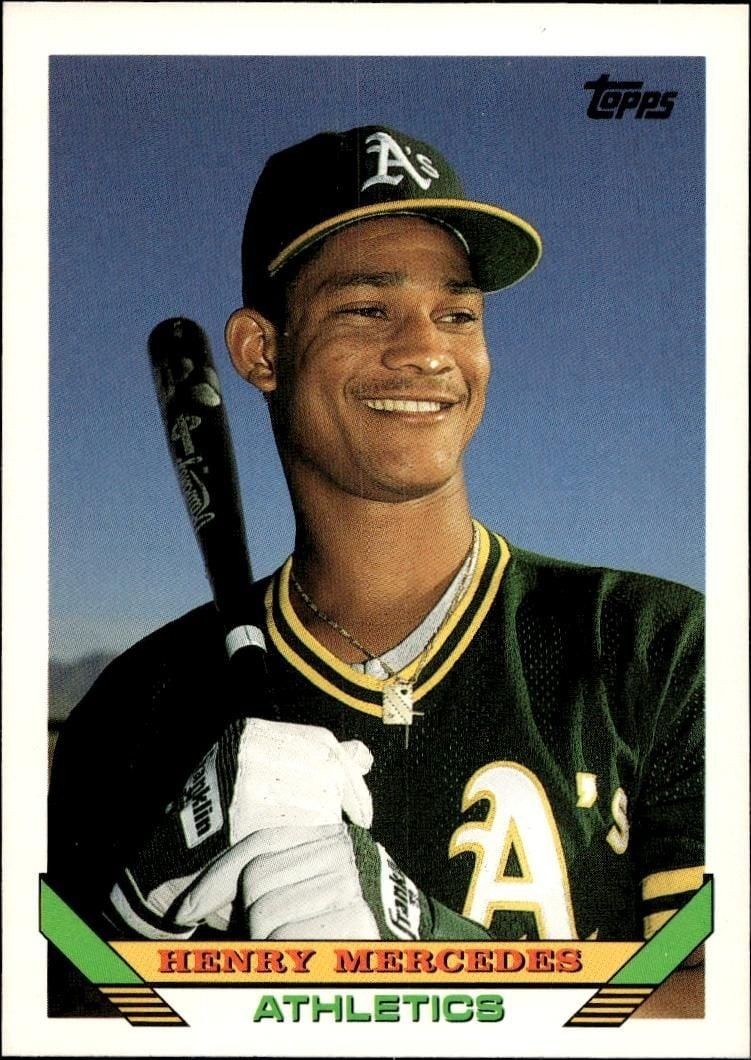 1993 Topps Series 2 Henry Mercedes #602 trading card