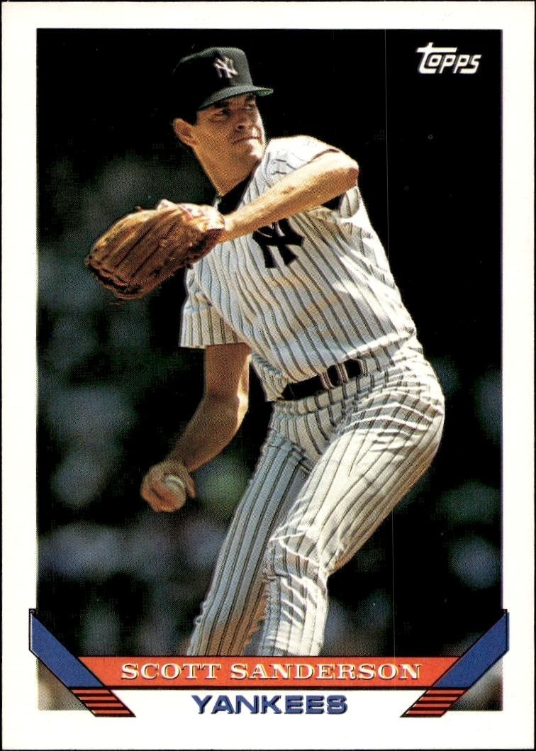 1993 Topps Series 2 Scott Sanderson #525 trading card