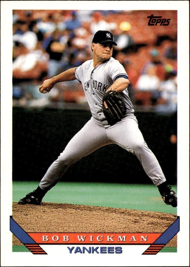 1993 Topps Series 2 Bob Wickman #452 trading card