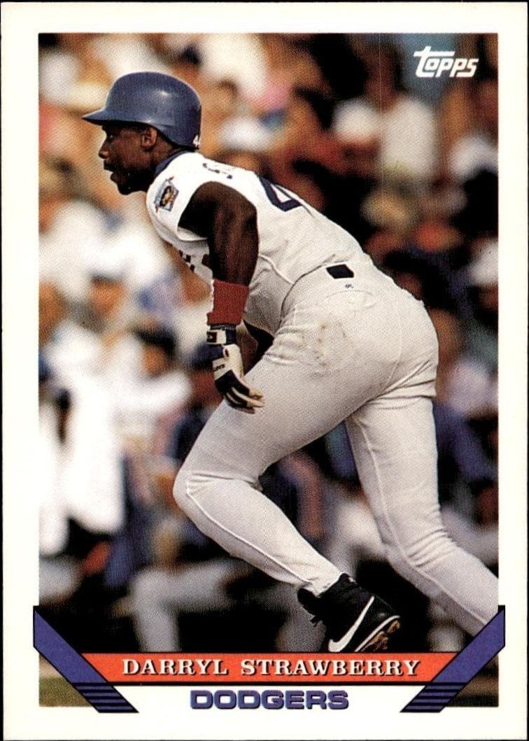 1993 Topps Series 2 Darryl Strawberry #450 trading card