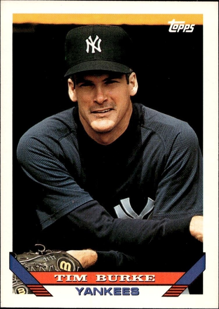 1993 Topps Series 1 Tim Burke #249 trading card