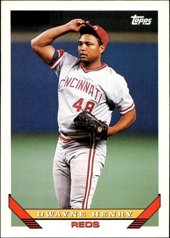 1993 Topps Series 1 Dwayne Henry #29 trading card