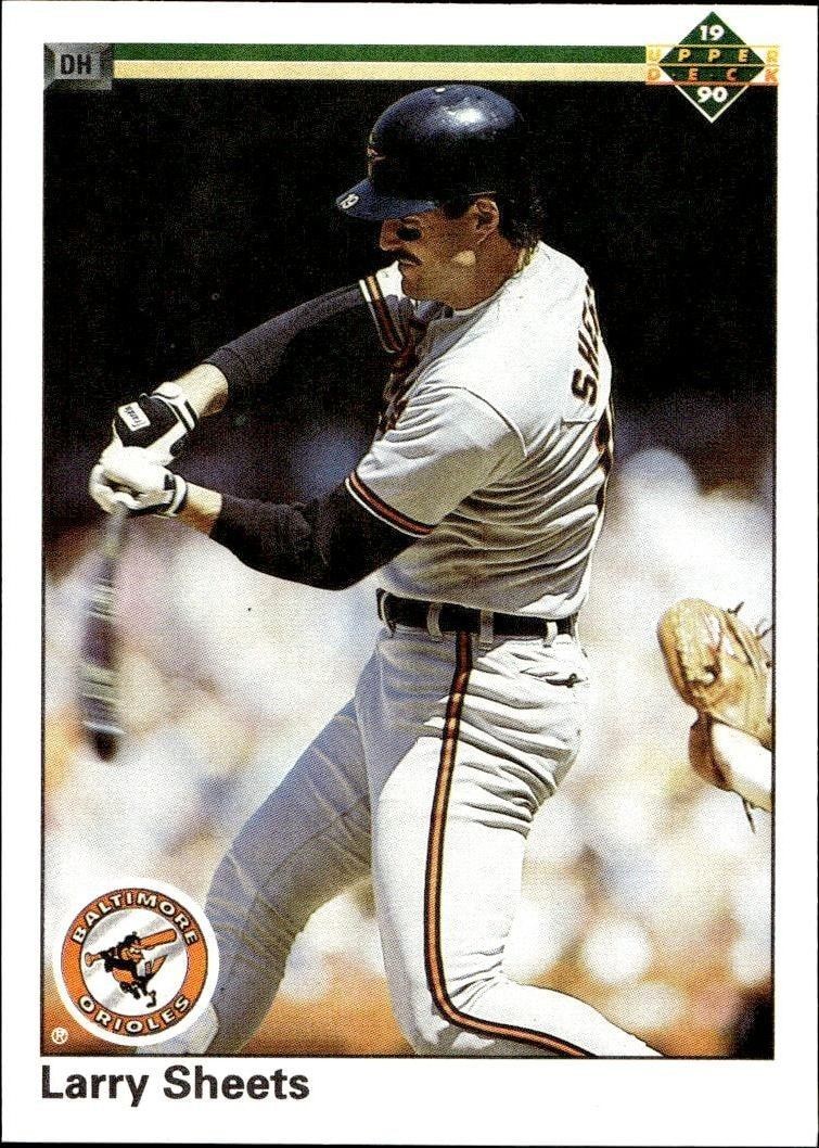 1990 Upper-Deck Low Number Larry Sheets #287 trading card