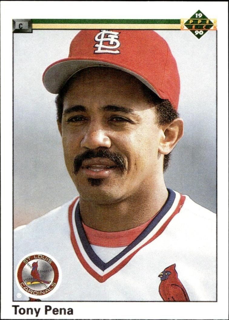 1990 Upper-Deck Low Number Tony Pena #276 trading card
