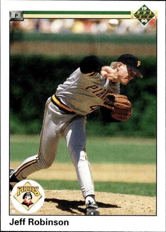 1990 Upper-Deck Low Number Jeff Robinson #403 trading card