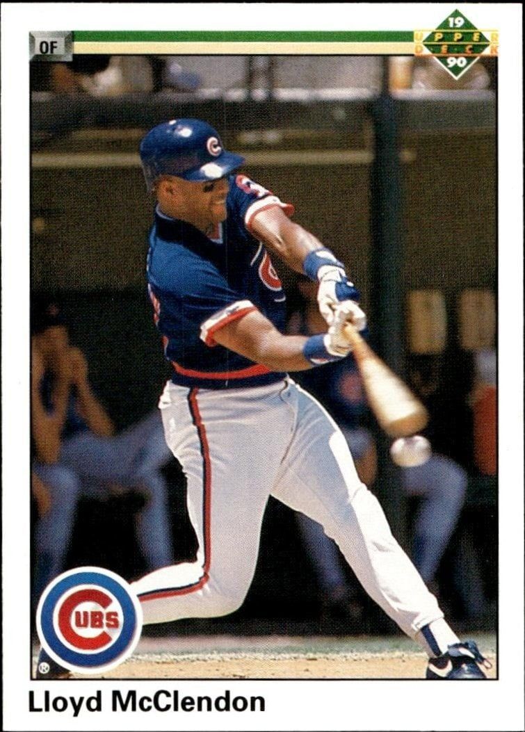 1990 Upper-Deck Low Number Lloyd McClendon #398 trading card