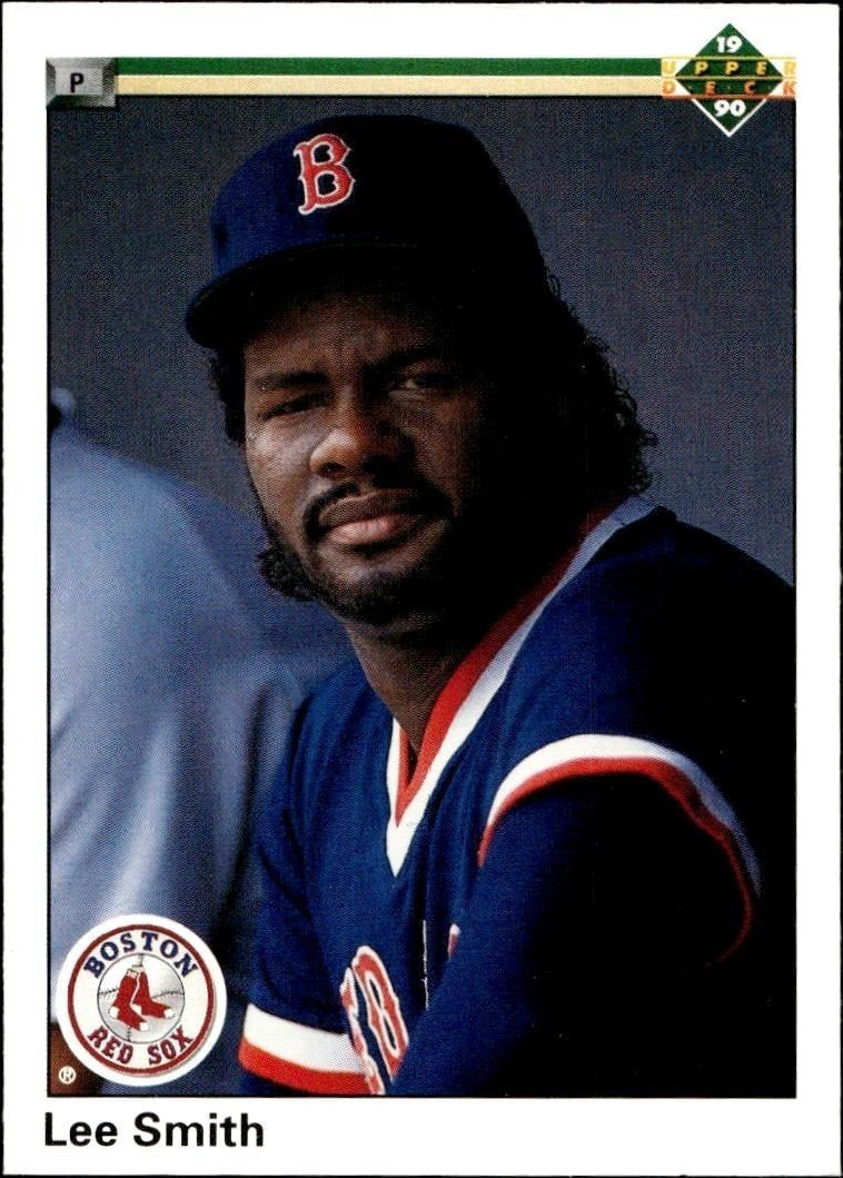 1990 Upper-Deck Low Number Lee Smith #393 trading card