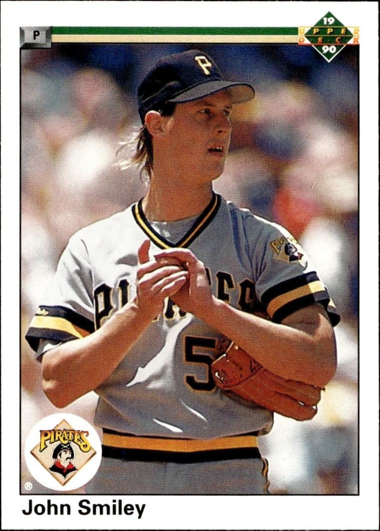 1990 Upper-Deck Low Number John Smiley #387 trading card
